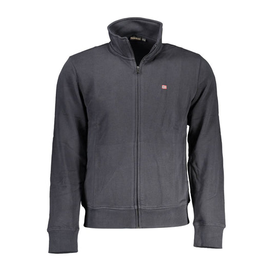 Napapijri Schwarzer Baumwollpullover für Männer