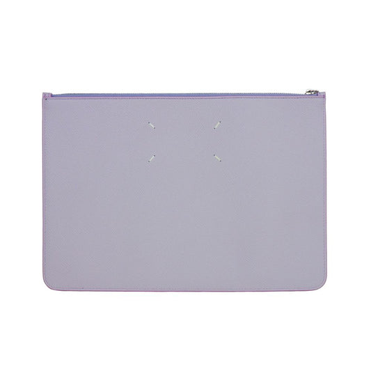 Maison Margiela Lila Kalbsleder Clutch Tasche