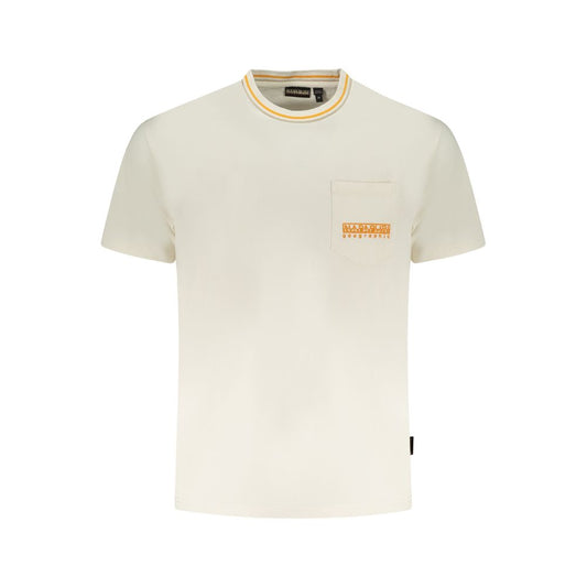 Napapijri T-Shirt aus weißer Baumwolle