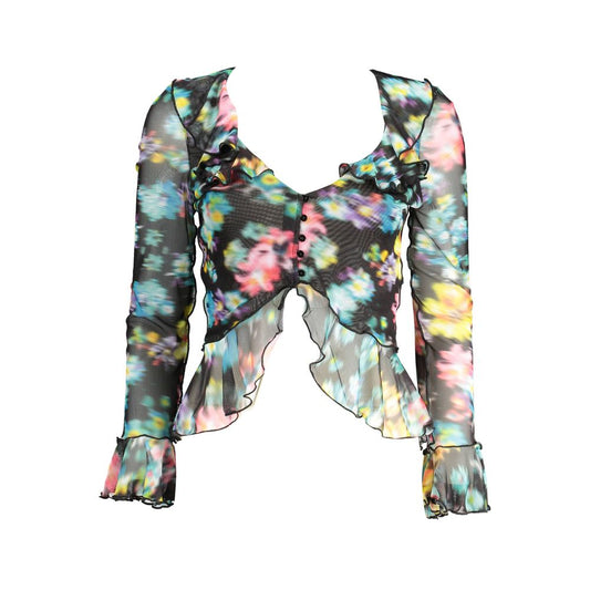 Desigual Schwarzes Polyester T-Shirt für Frauen