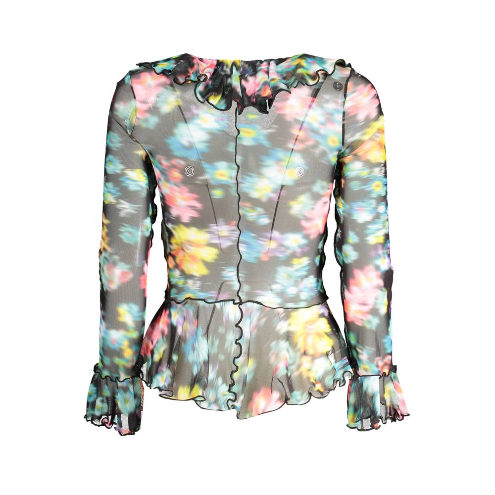 Desigual Schwarzes Polyester T-Shirt für Frauen