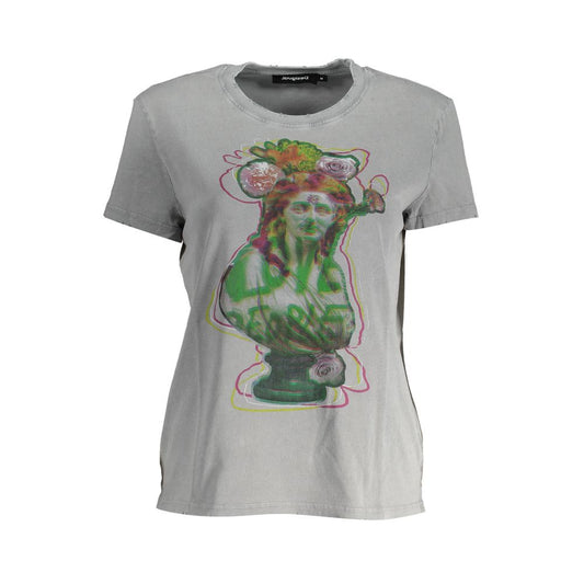 Desigual Braunes Baumwoll-Top für Frauen