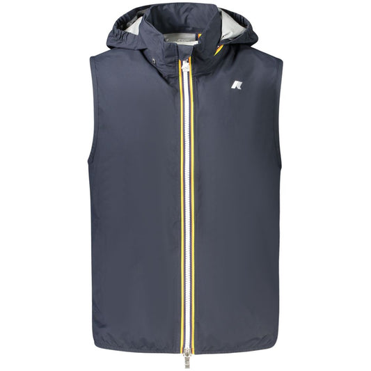 K-WAY Blaue Polyester-Jacke