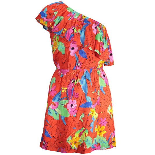 Desigual Rotes Viskosekleid für Frauen