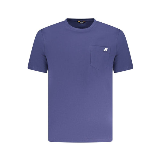 K-WAY T-Shirt aus blauer Baumwolle
