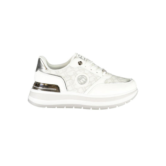 Laura Biagiotti Weißer Polyester Damen Sneaker