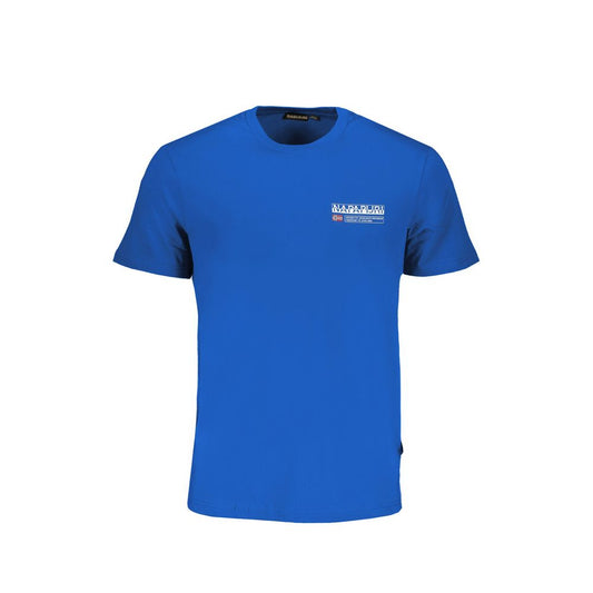 Napapijri T-Shirt aus blauer Baumwolle