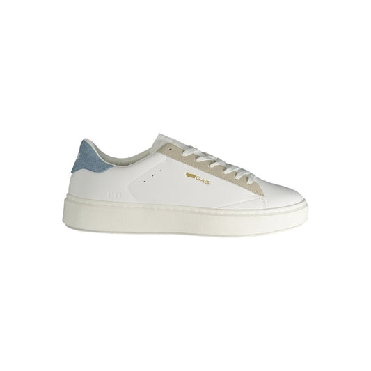 Gas Weiß Polyester Männer Sneaker
