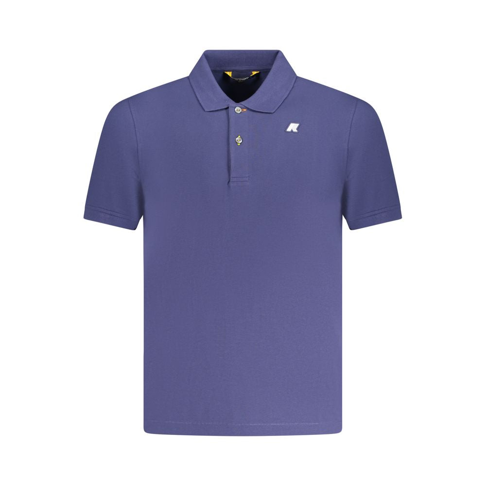 K-WAY Blaues Baumwoll-Poloshirt
