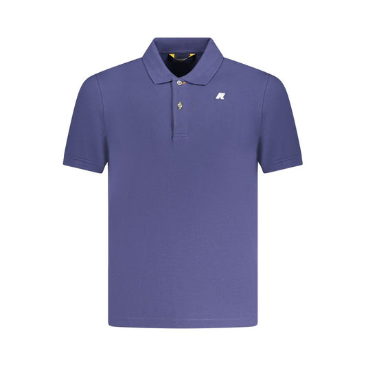 K-WAY Blaues Baumwoll-Poloshirt