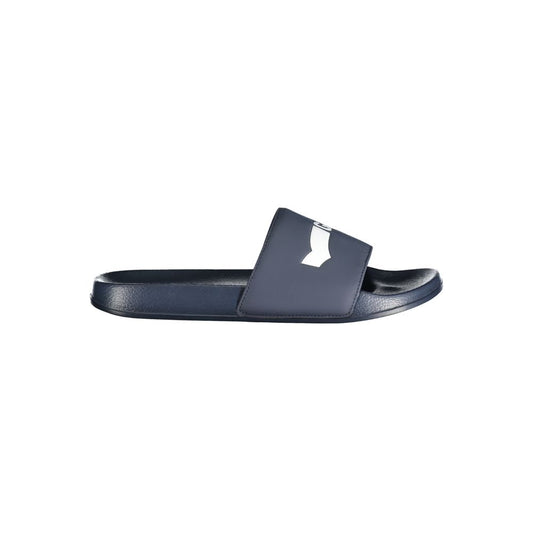 Gas Blau Polyester Männer Sandale