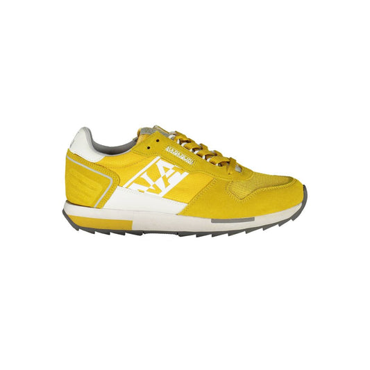 Napapijri Gelbe Leder Herren Sneaker