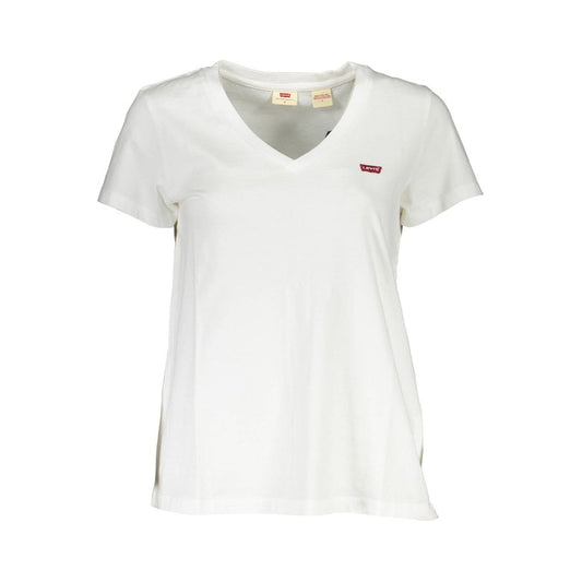 Levi's Weißes T-Shirt aus Baumwolle für Frauen