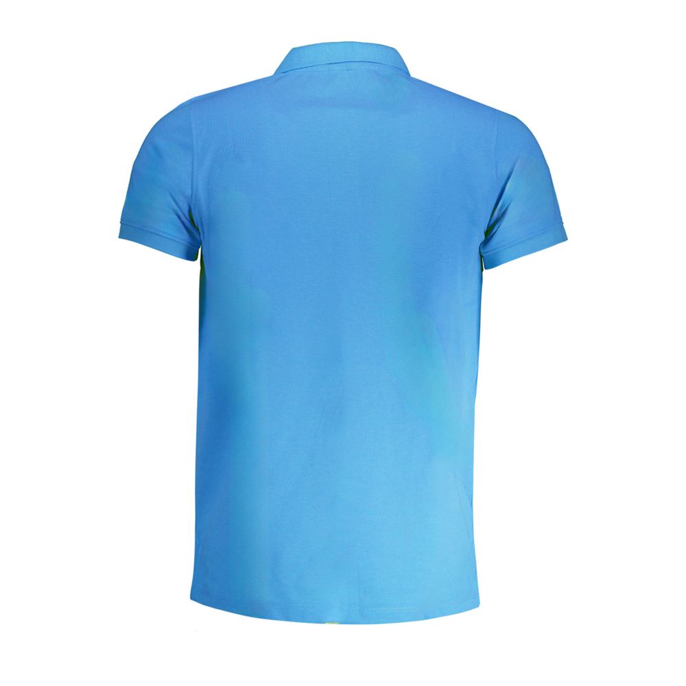 Norway 1963 Blaues Baumwoll-Poloshirt