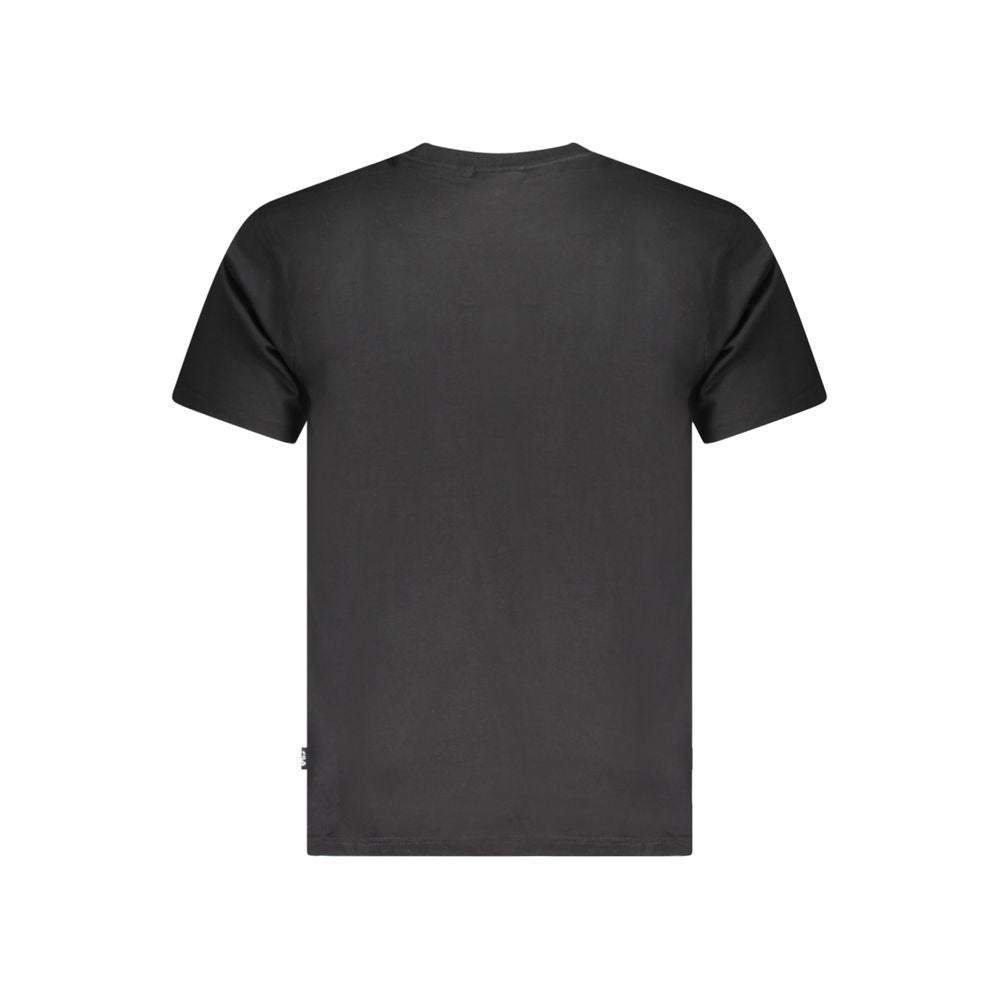 Fila Schwarzes Baumwolle Unisex T-Shirt