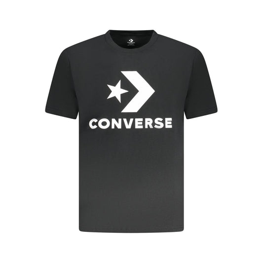Converse Schwarzes Baumwolle Männer T-Shirt
