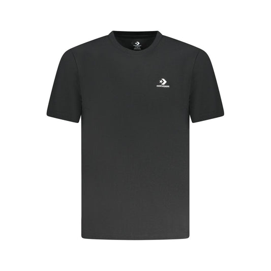 Converse Schwarzes Baumwolle Männer T-Shirt