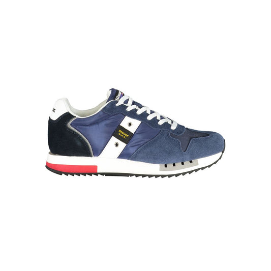 Blauer Polyester Herren Sneaker