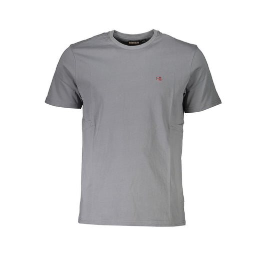 Napapijri Braunes Baumwoll-T-Shirt für Männer