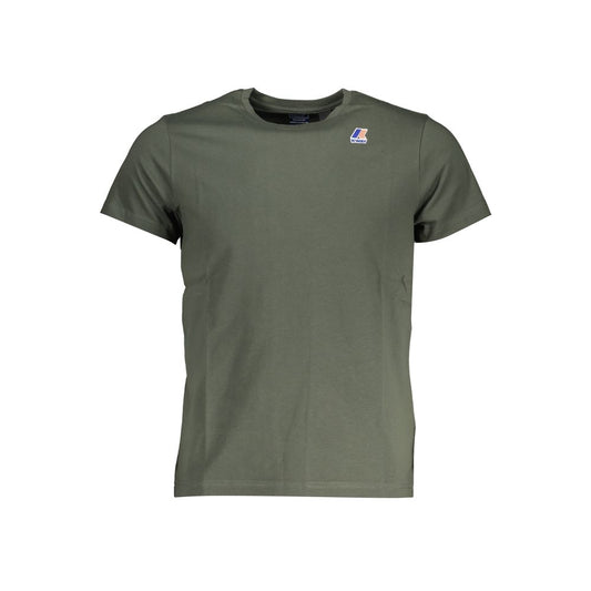 K-WAY T-Shirt aus grüner Baumwolle