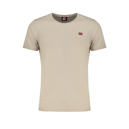 Norway 1963 T-Shirt aus beiger Baumwolle