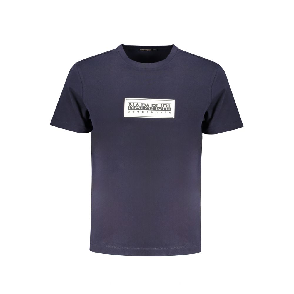 Napapijri T-Shirt aus blauer Baumwolle
