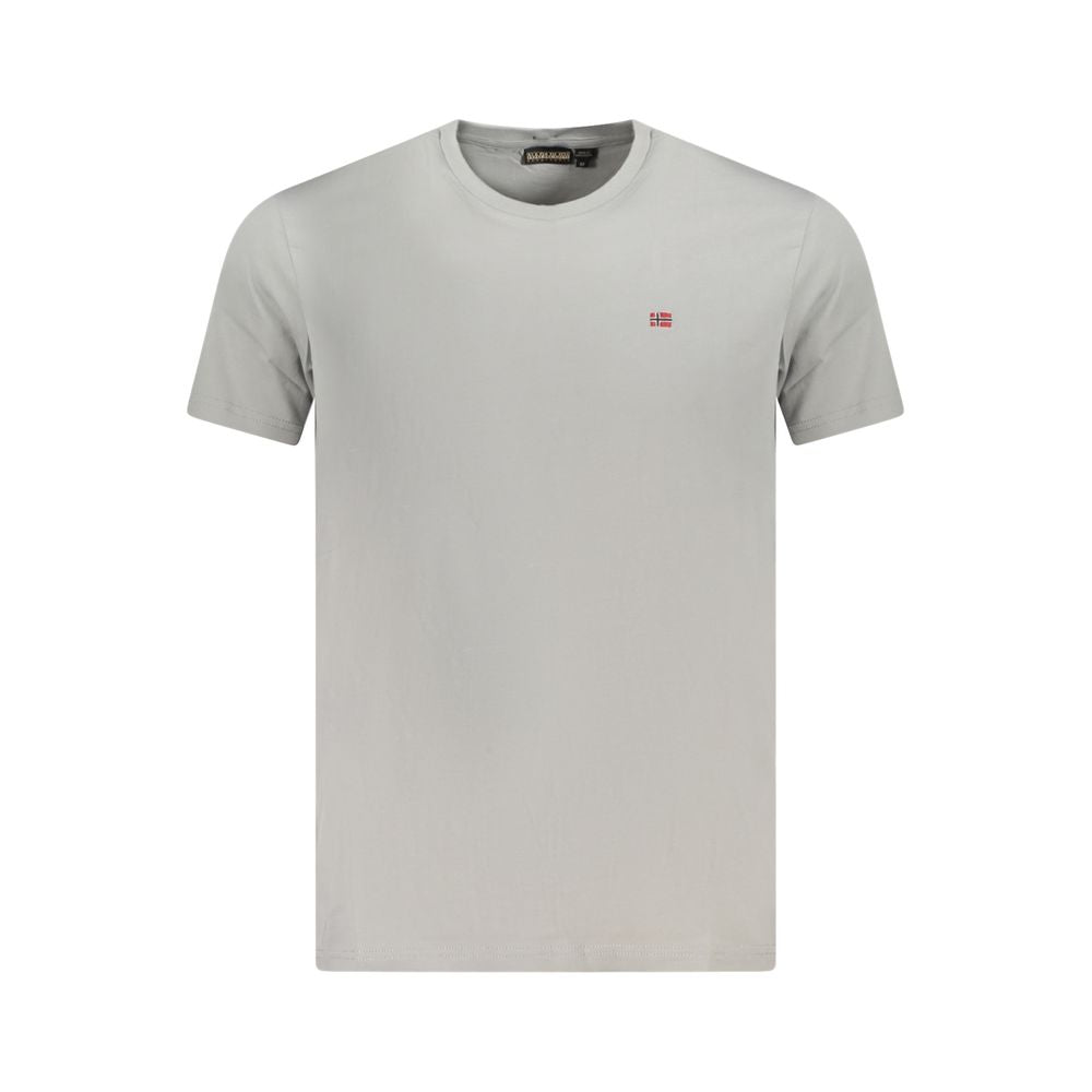 Napapijri Braunes Baumwoll-T-Shirt für Männer