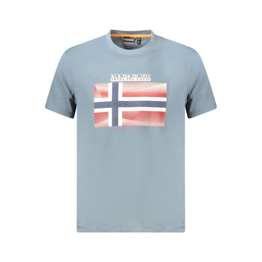 Napapijri Braunes Baumwoll-T-Shirt für Männer