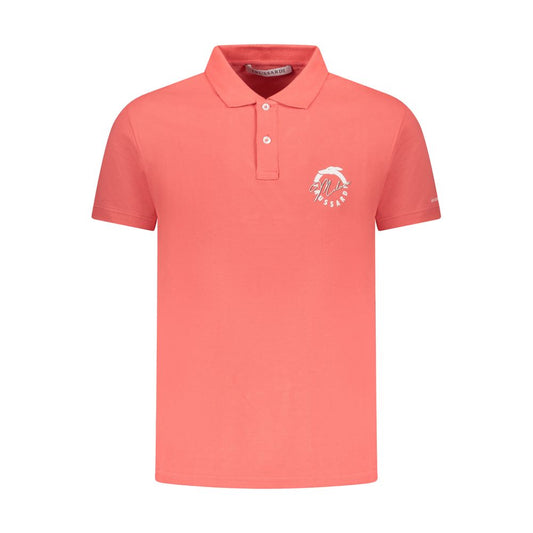 Trussardi Rosa Baumwoll-Poloshirt für Männer