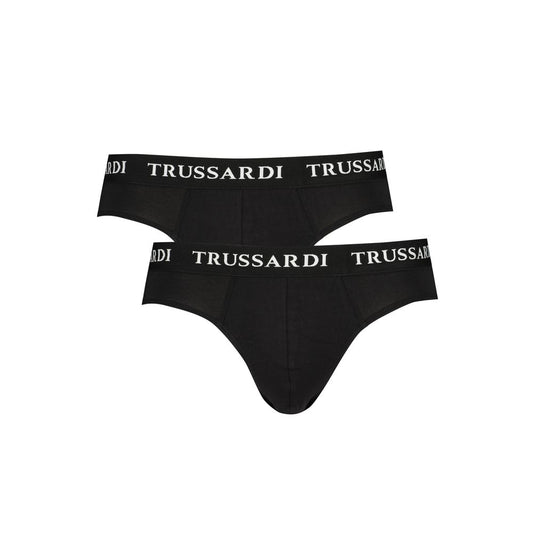 Trussardi Schwarz Baumwolle Männer Unterwäsche Pack