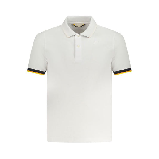 K-WAY Weißes Baumwoll-Poloshirt
