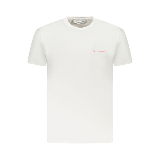 Trussardi Weißes Baumwolle Männer T-Shirt