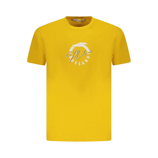 Trussardi Gelbes Baumwolle Männer T-Shirt