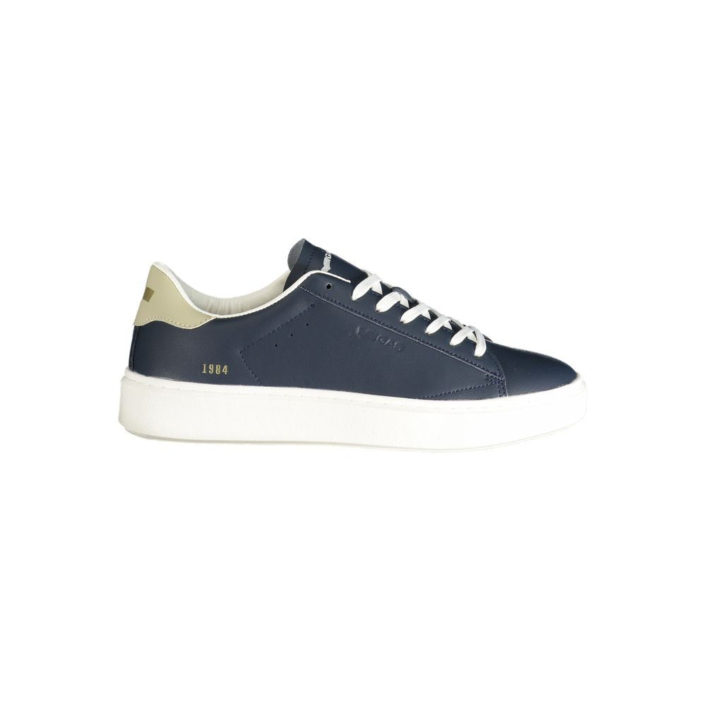 Gas Blauer Polyester Herren Sneaker