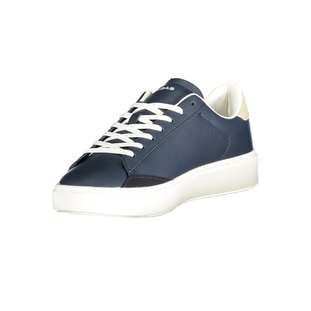 Gas Blauer Polyester Herren Sneaker