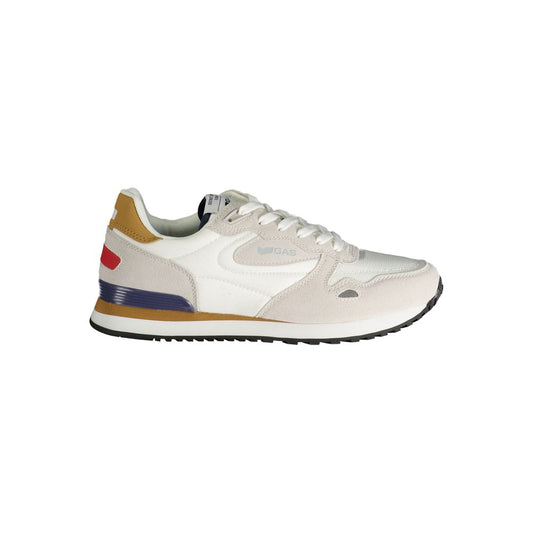 Gas Weiß Polyester Männer Sneaker