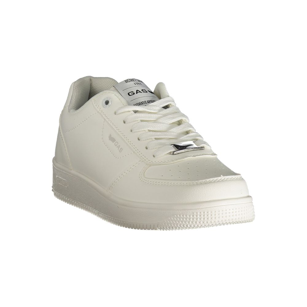 Gas Weißer Polyester Damen Sneaker