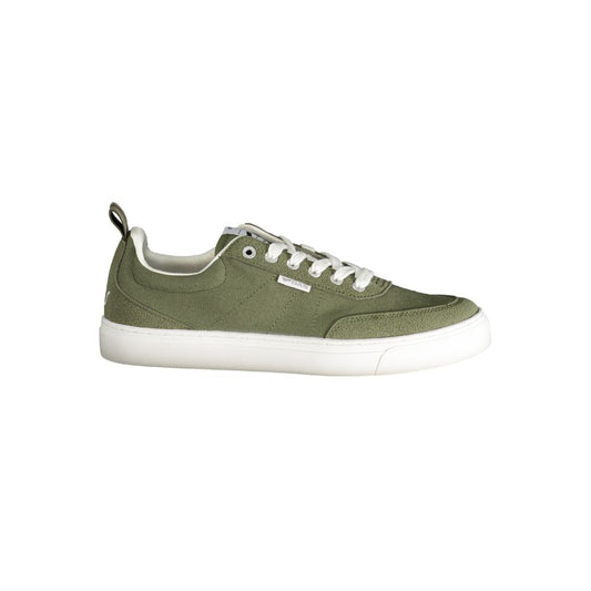 Gas Grüner Polyester Herren Sneaker