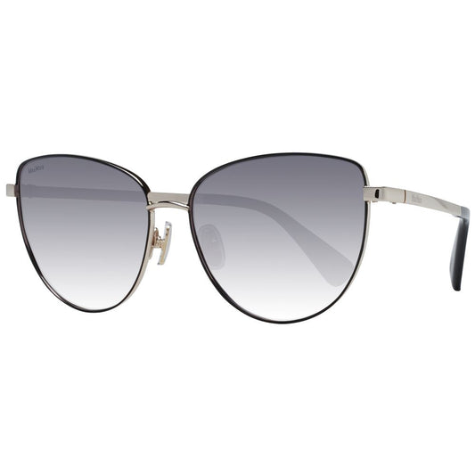 Max Mara Goldfarbene Metall-Sonnenbrille