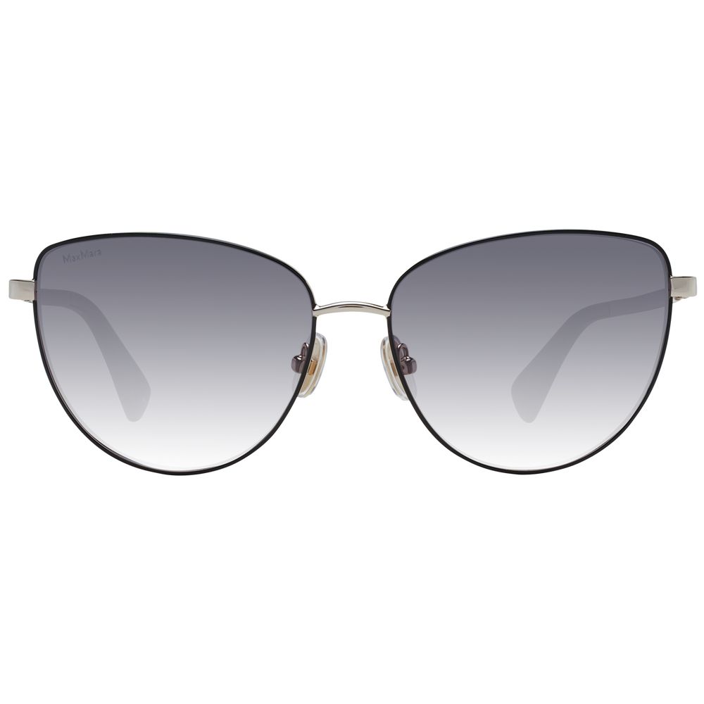 Max Mara Goldfarbene Metall-Sonnenbrille