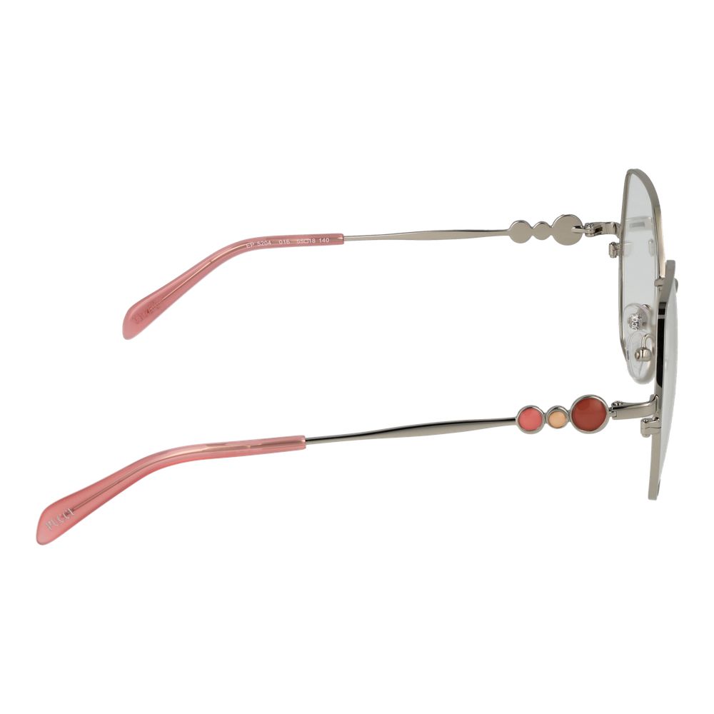 Emilio Pucci Grau-Metallische Brille (Gestell)