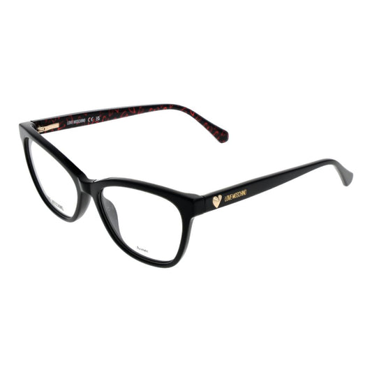 Love Moschino Schwarze Acetat-Brille (Gestell)