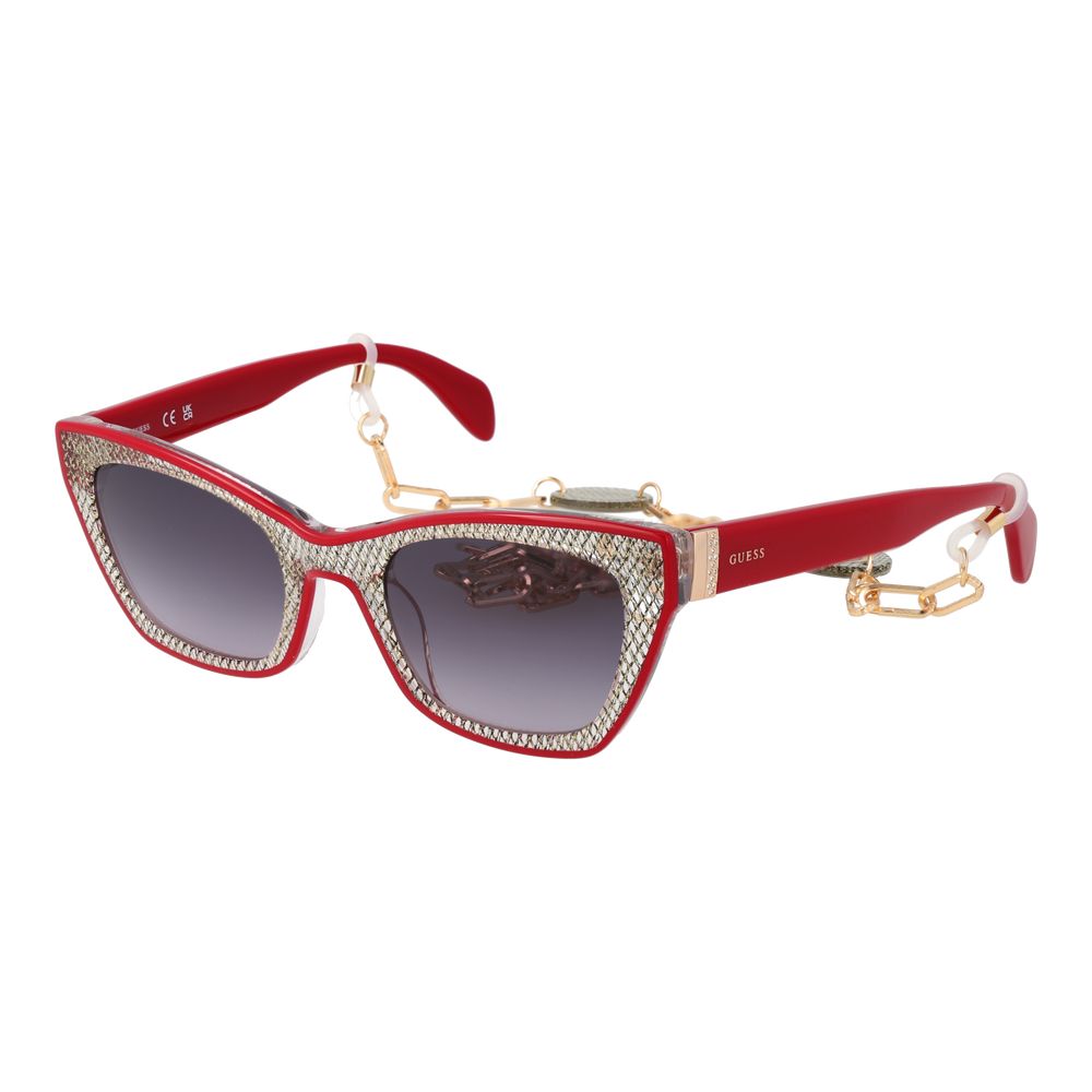 Guess Rote Sonnenbrille aus Kunststoff