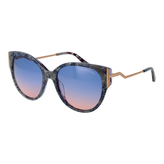 Marciano by Guess Blaue Sonnenbrille aus Acetat