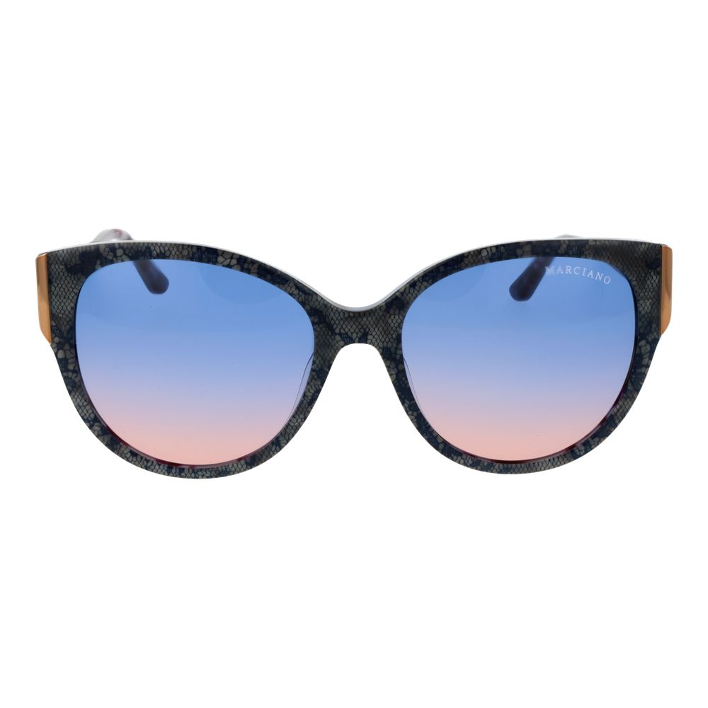 Marciano by Guess Blaue Sonnenbrille aus Acetat