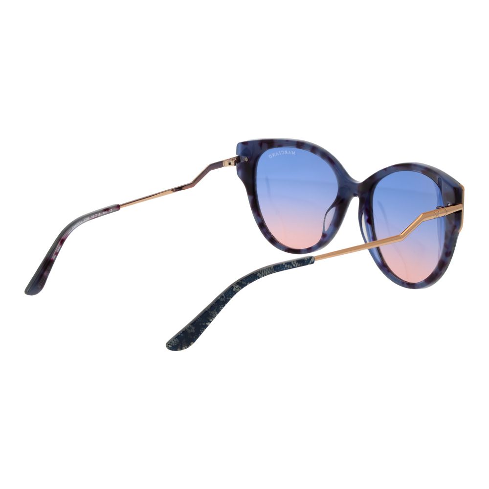 Marciano by Guess Blaue Sonnenbrille aus Acetat