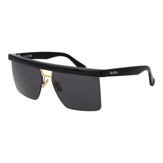 Max Mara Sonnenbrille aus schwarzem Edelstahl