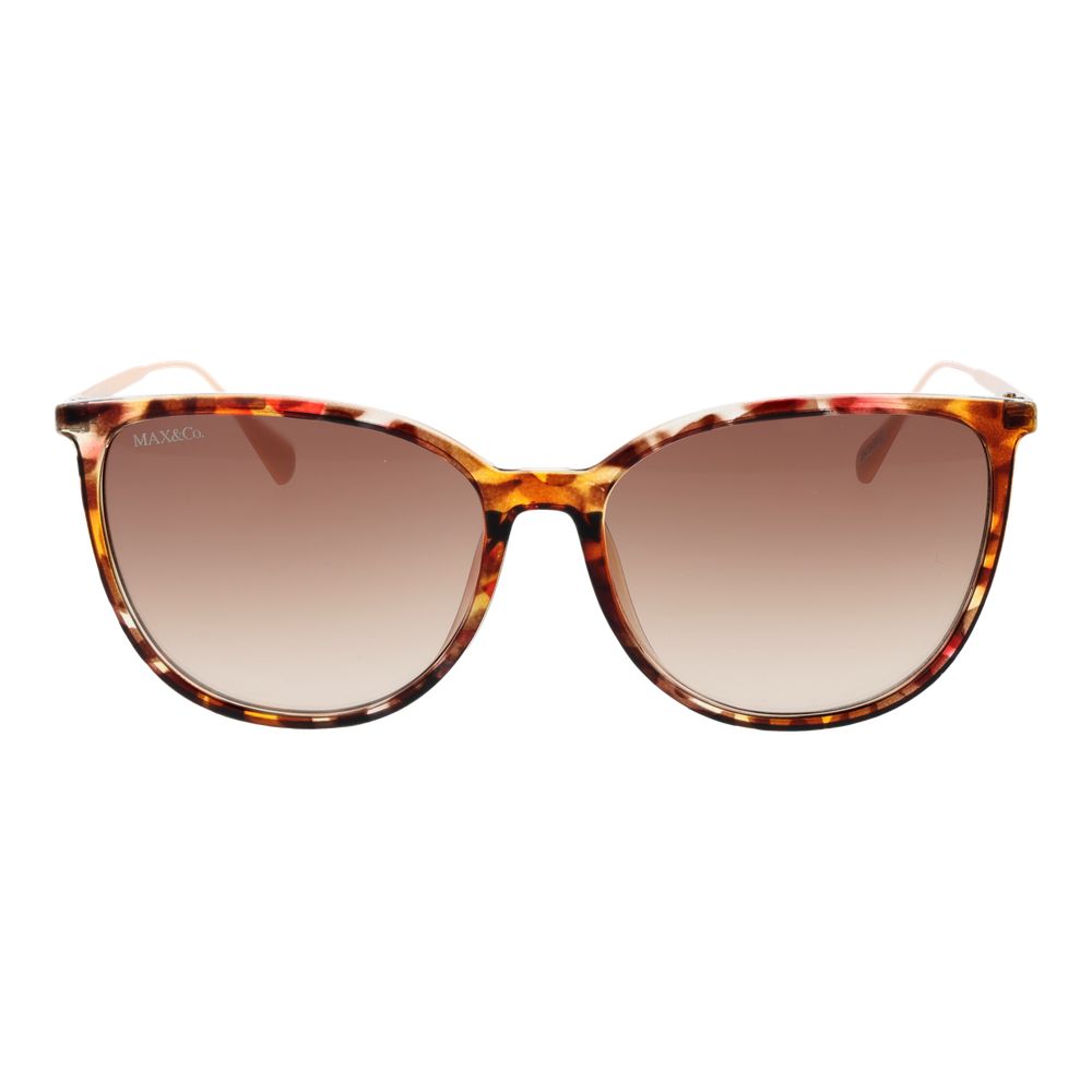 Max & Co Braune Sonnenbrille mit Kunststoffrahmen
