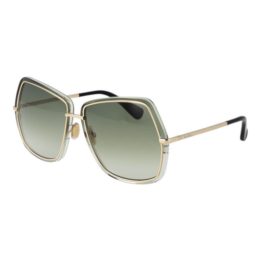 Max Mara Grüne Metall-Sonnenbrille
