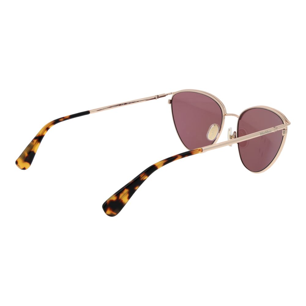 Max Mara Goldene Metall-Sonnenbrille